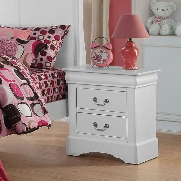 Louis philippe 3 drawer nightstand deals