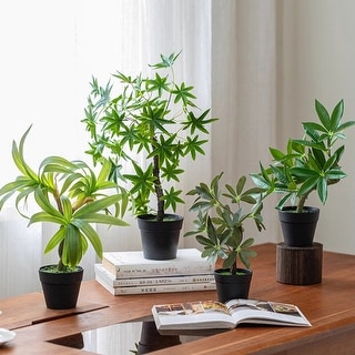 RusticReach Mini Faux Potted Green Plant - Bed Bath & Beyond