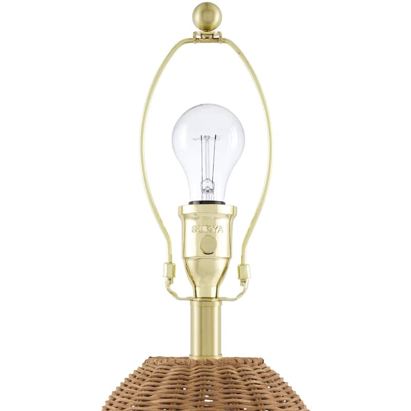 Livabliss Jacaranda Global Accent Floor Lamp - 24"H x 14"W x 14"D