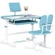 preview thumbnail 2 of 16, Qaba Kids Desk and Chair Set, Height Adjustable Kids School Study Desk and Chair Set with Tilt Desktop