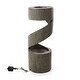 preview thumbnail 10 of 10, 32-Inch Modern Polyresin LED Fountain by Glitzhome