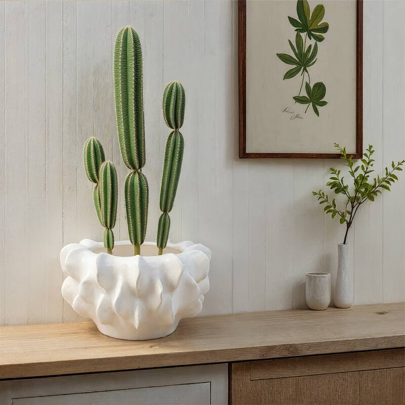 Stoneware Sculptural Planter