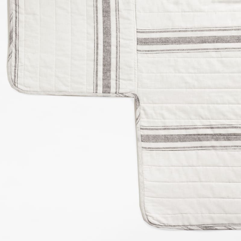 Lush Decor Farmhouse Stripe Quilted Cotton Daybed Cover