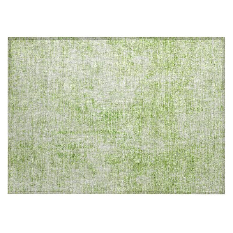 Machine Washable Indoor/ Outdoor Chantille Abstract Solid Rug
