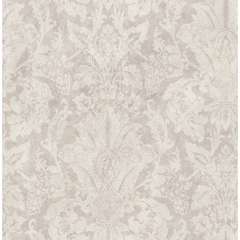 Seabrook Designs Dimaro Damask Unpasted Wallpaper