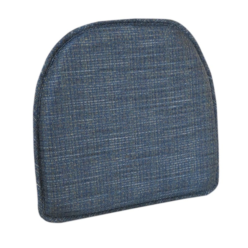 Klear Vu Kahuna Non-Slip Kahuna Denim Dining Chair Cushion Set