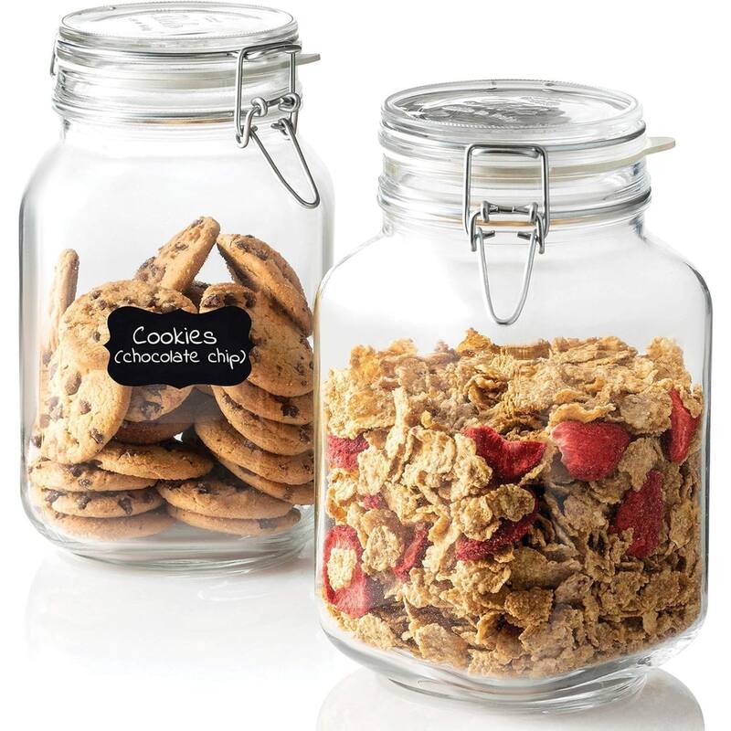 Bormioli Rocco Set of 2 Fido Jars - 2 Liter (67. 75 Ounce) 