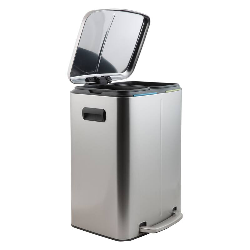 Organize It All 40 L Dual Compartment Recycling Bin
