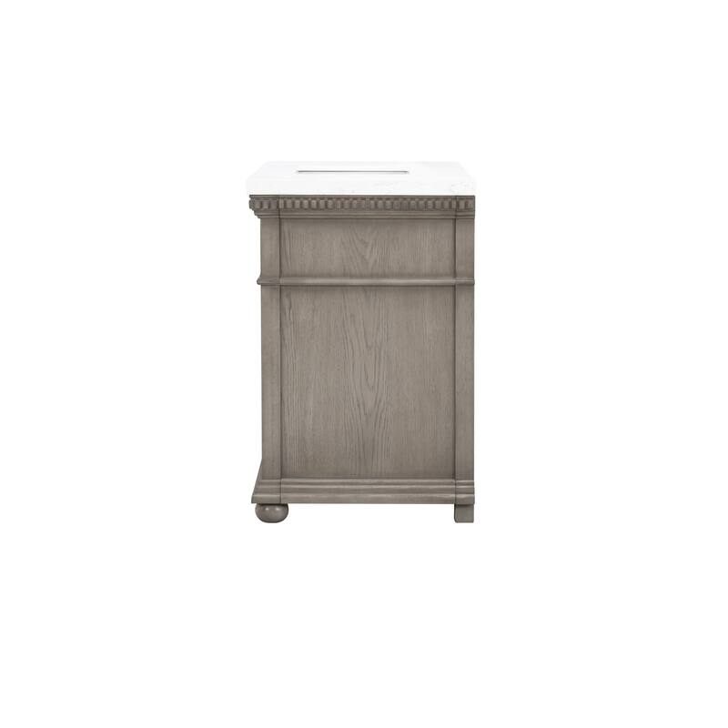 37'' Astoria Bathroom Vanity with Engineered Stone Top - 37 L x 22 D x 34 H