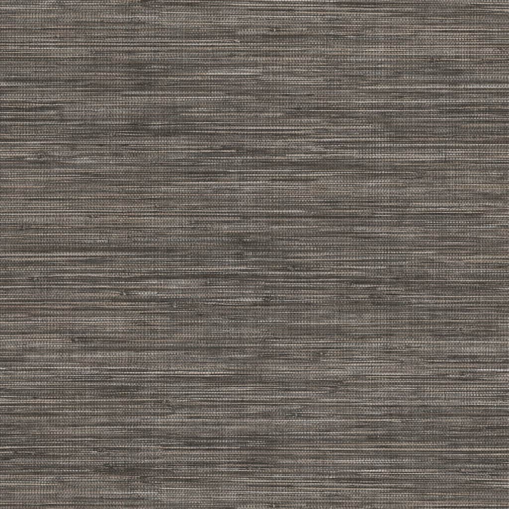 Winn Charcoal Faux Grasscloth Wallpaper