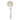 8.7 Inch Stainless Steel Pizza Cutter in Silver