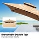 preview thumbnail 40 of 58, Pellebant 10 X 13 Feet Outdoor Cantilever Umbrella with Base