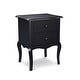 preview thumbnail 21 of 20, Hoa Traditional Solid Wood 2-Drawer Nightstand by Furniture of America