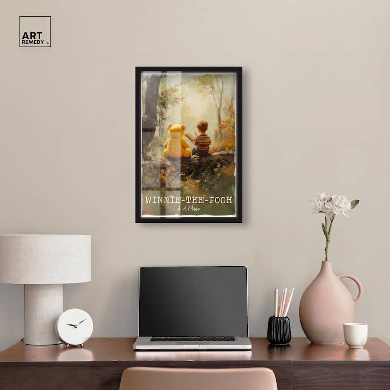 Classic Winnie the Pooh Shadowbox by Art Remedy