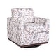preview thumbnail 127 of 154, Set of 2 Modern Swivel Accent Armchairs Upholstered Arm Chairs