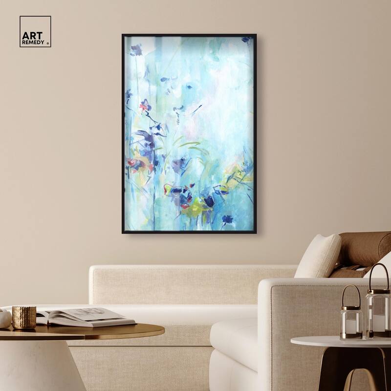 Heavenly Blue I Shadowbox by Art Remedy