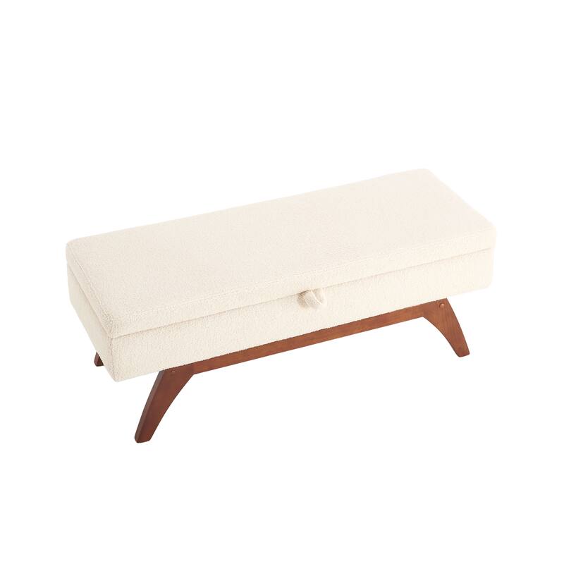 Upholstered storage Bench