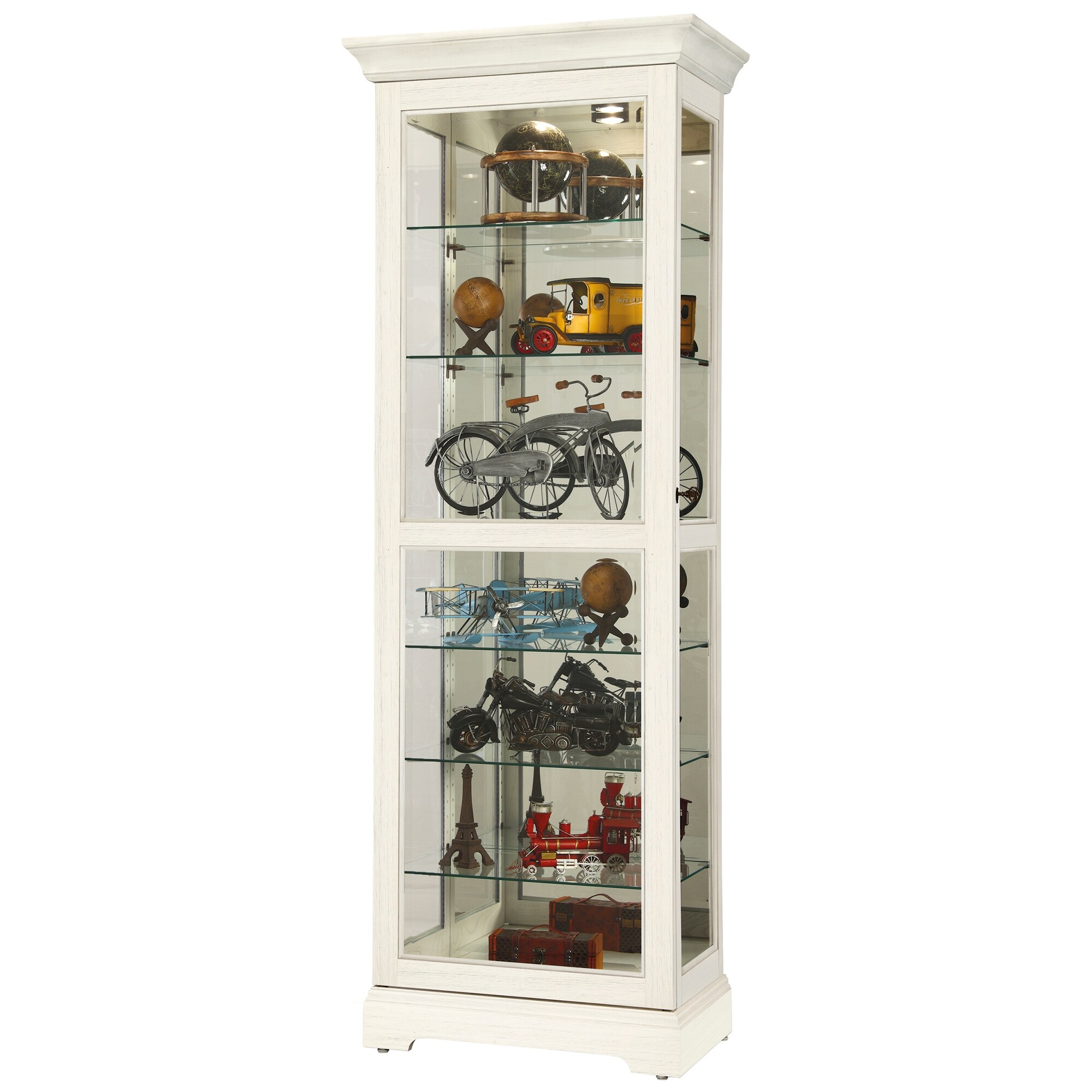 Howard Miller Martindale V 7 Shelf Curio Cabinet Overstock 23449434