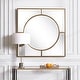 preview thumbnail 6 of 4, Uttermost Stanford Gold Square Mirror