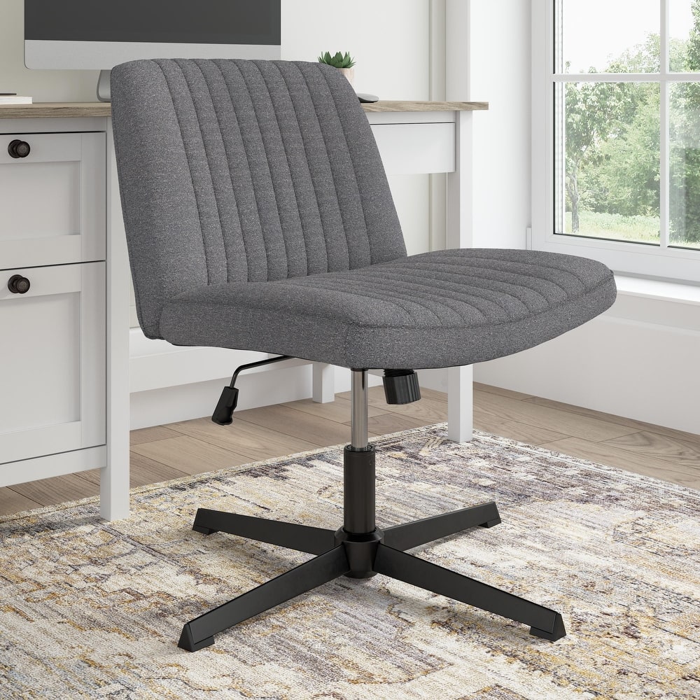 Bush Furniture Sutton Armless Computer Chair Without Wheels