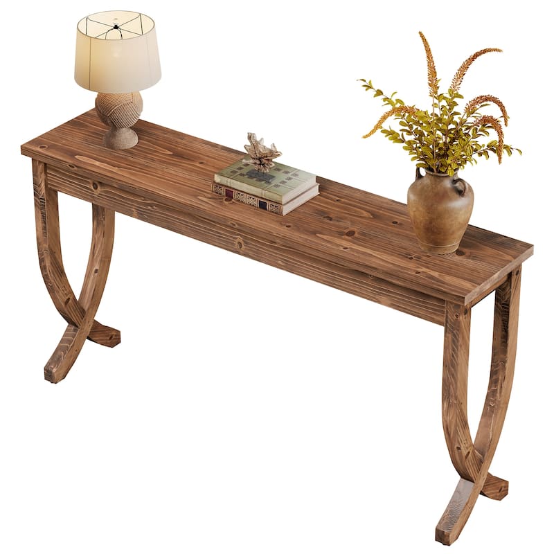 Solid Wood Console Table, Entryway Sofa Table, Living Room Hallway Entrance Foyer Accent Side Table