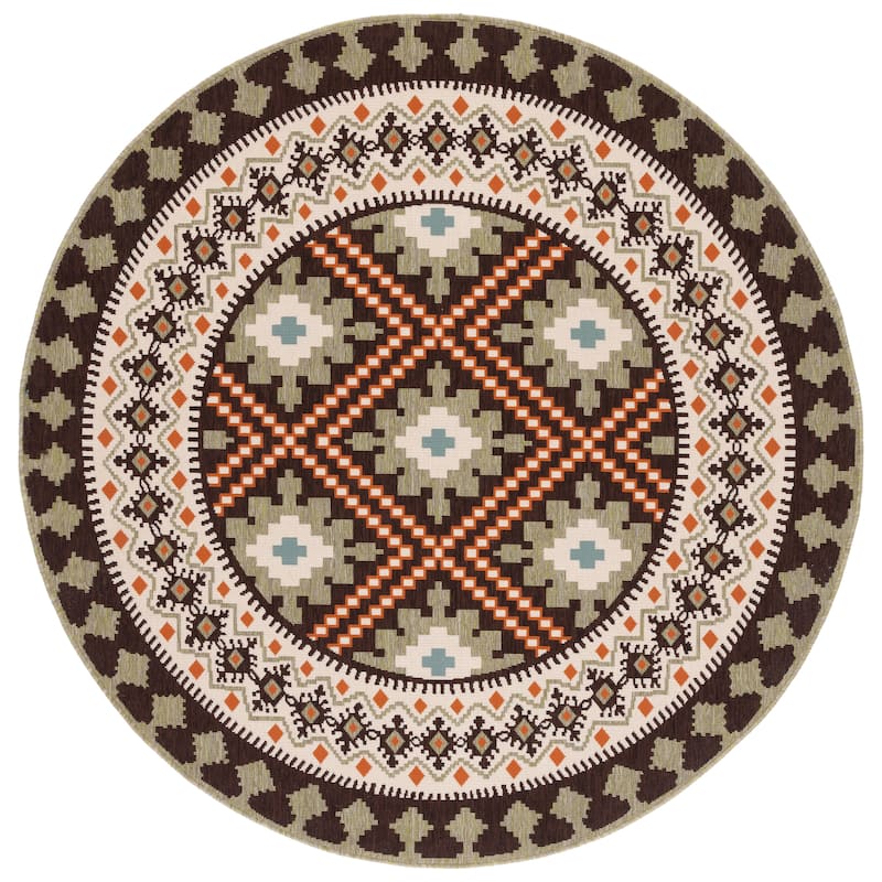 SAFAVIEH Veranda Eyvor Indoor/ Outdoor Waterproof Patio Backyard Rug