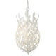 preview thumbnail 1 of 9, Crystorama Lighting Group 563 Broche 3 Light 10" Wide Taper Candle Matte White