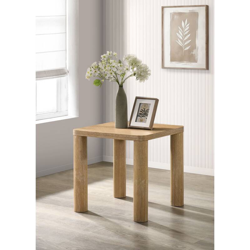 Castlewood Engineered Wood Accent Side End Table - 22" x 22" x 22"