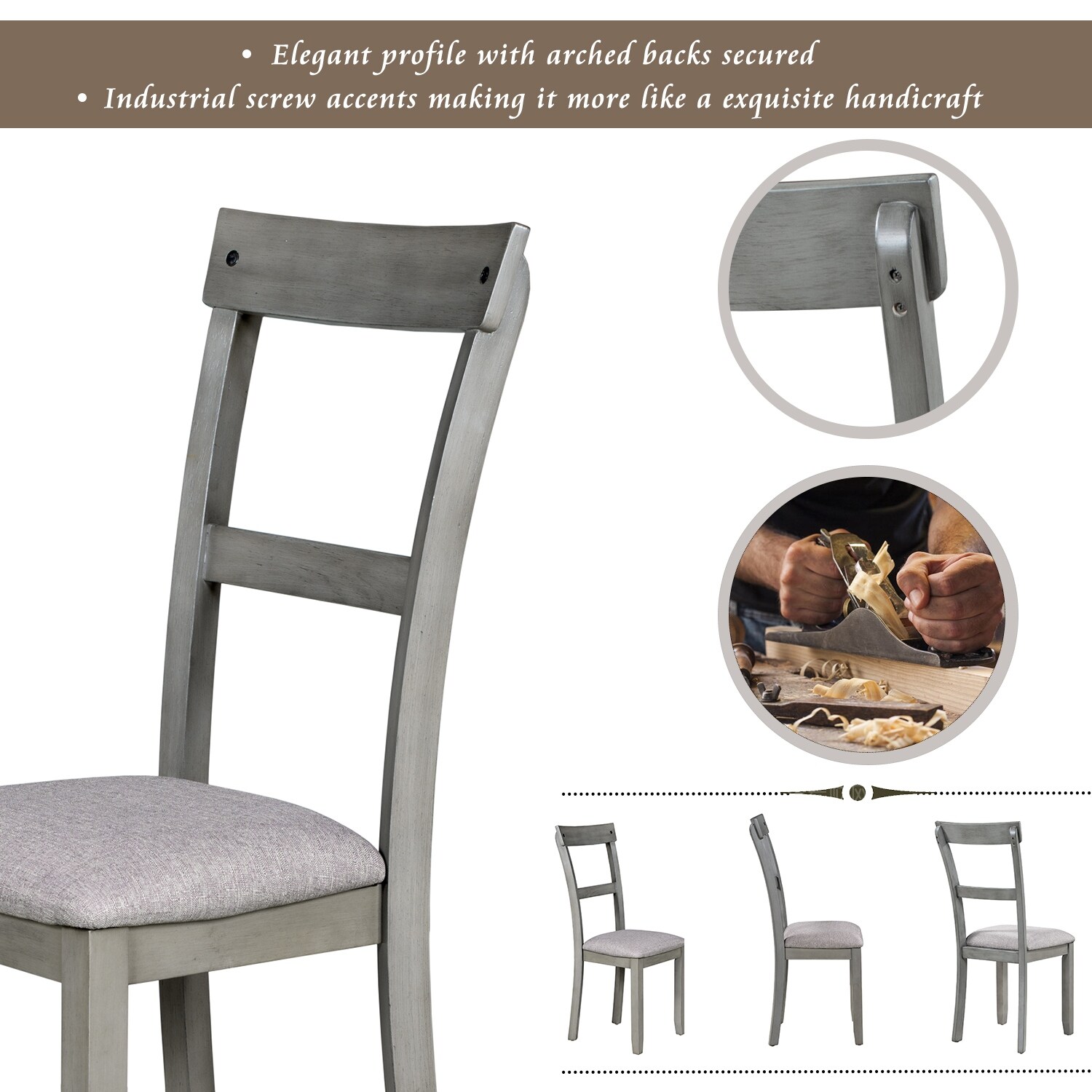 Industrial farmhouse 2025 chairs