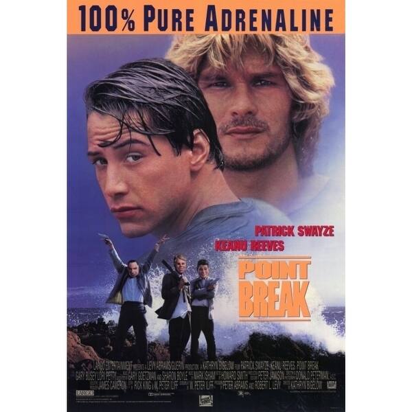 Point Break Movie Poster Print (27 X 40) Item Movaf1326 - Bed Bath ...