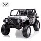 preview thumbnail 15 of 26, 24V 2 Seater Kids Ride On Car Truck with Remote Control White