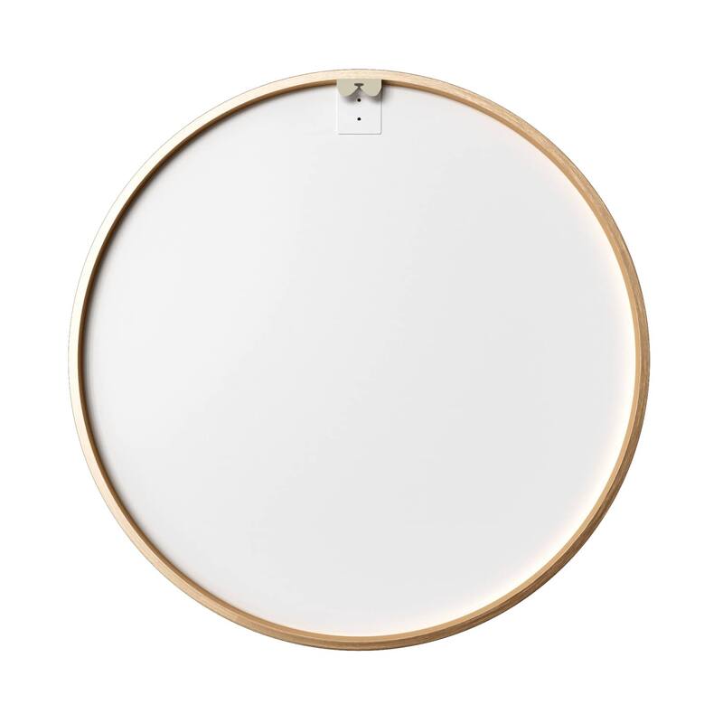 HomeRoots 20" Gold Round Metal Framed Accent Mirror - 20.00 in. x 20.00 in. x 1.09 in.
