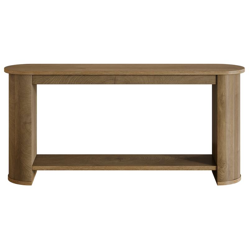 63" Long Wood Console Table for Entryway/ Hallway