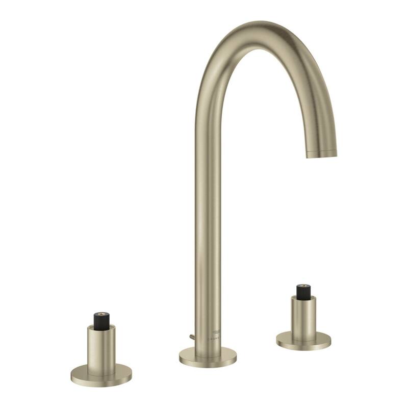 Grohe 20 659 Atrio New 1.2 GPM Widespread Bathroom Faucet with Pop-Up - Brushed Cool Sunrise