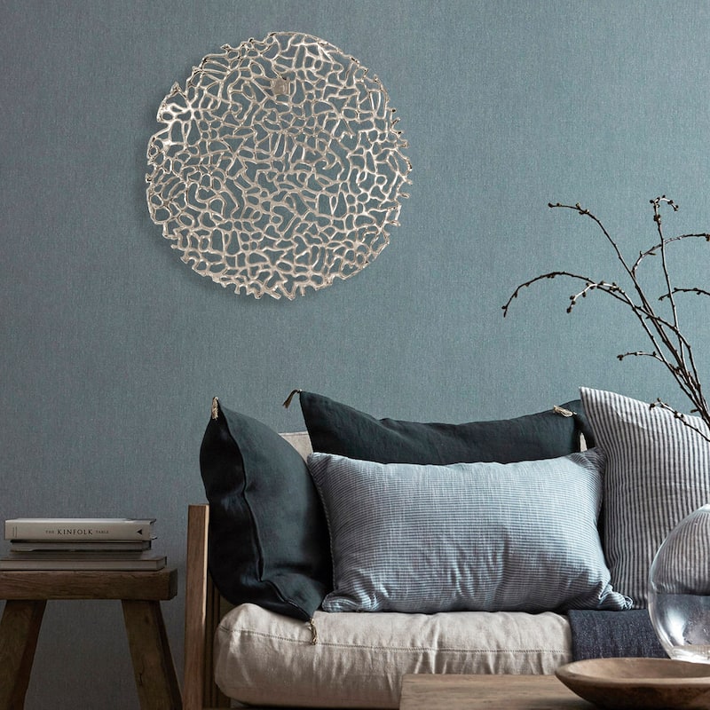 Allan Andrews Interwoven Metal Decorative Wall Decor - Silver