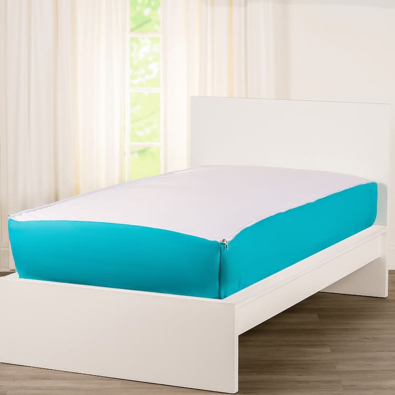 Siscovers Turqouise and Orange Bunkie Deluxe Zipper Bedding Set