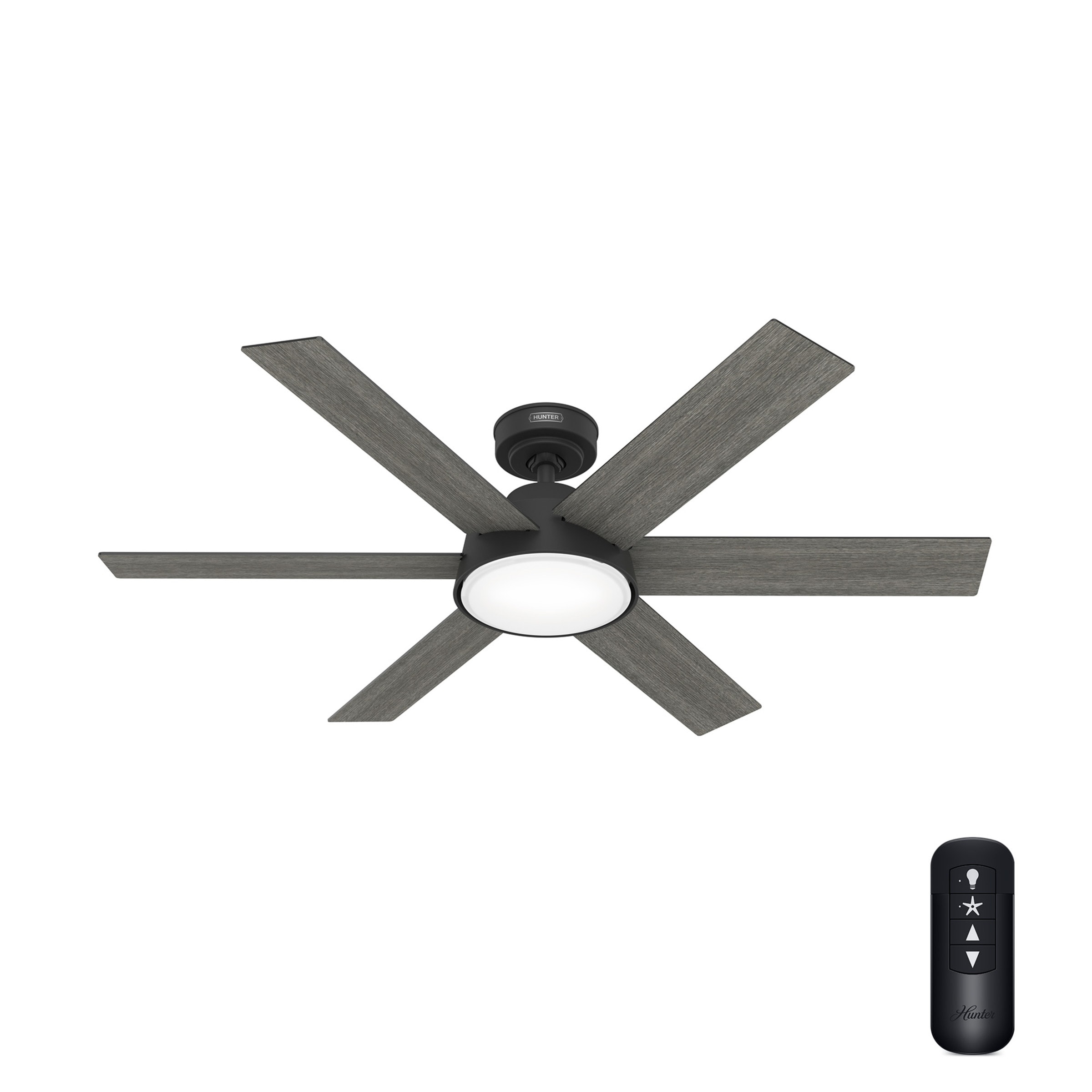 Hunter 52" Donatella Ceiling Fan with LED Light & Remote