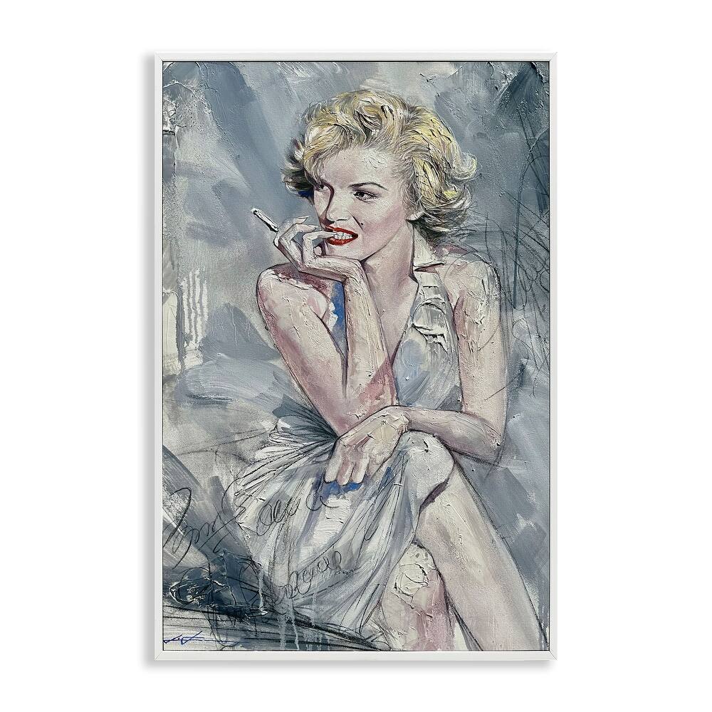 Stupell Elegant Marilyn Abstraction Framed Giclee Art Design By Lucille Lee