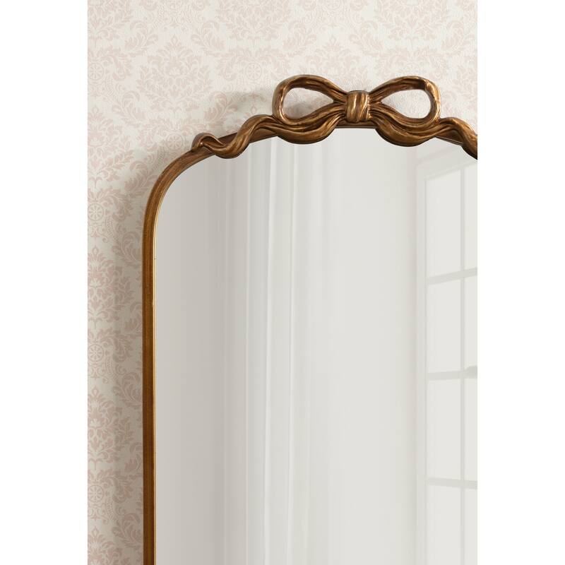 Kate and Laurel Arendahl Ribbon Arched Mirror