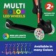 preview thumbnail 4 of 4, Kids Scooter Foldable Seat LED Wheel Lights Illuminate When Rolling Children and Toddler 3 Wheel Kick Scooter - Black