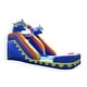 preview thumbnail 1 of 3, JumpOrange 14' Dolphin Splash Commercial Grade Inflatable Water Slide with Air Blower, 100% PVC VINYL, Outdoor Play Kids