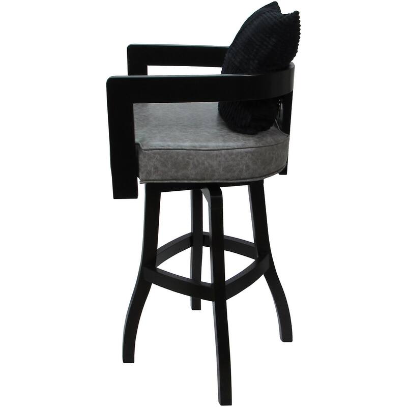 Swivel Wood Counter Bar or Extra Tall Stool - Kadir on S-Base - N/A