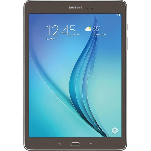 Shop Samsung Galaxy Tab A 9 7 Inch Tablet 16 Gb Smoky Titanium Overstock 21520986