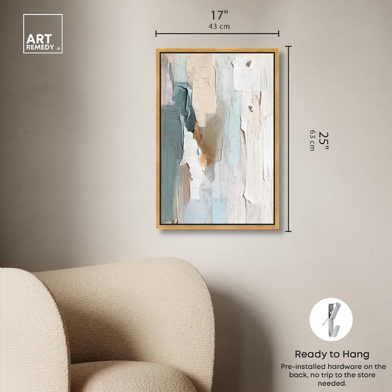 Impasto Intervals I Canvas by Art Remedy