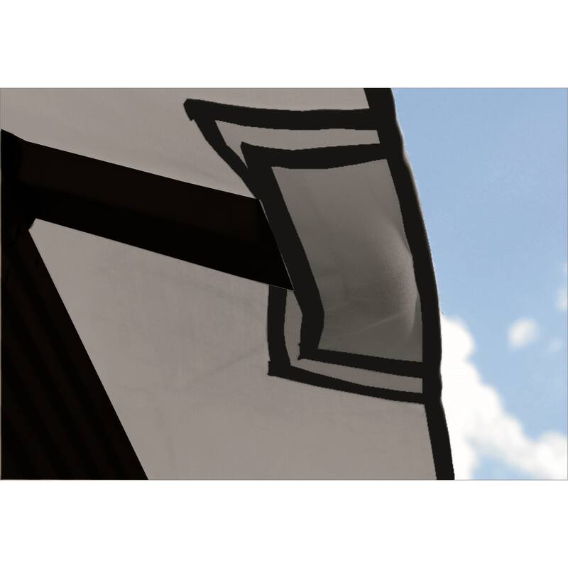 12 ft. sq. SunDURA Replacement Canopy for 12 ft. sq. ACACIA Gazebo