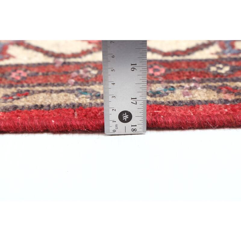 ECARPETGALLERY Hand-knotted Antalya Vintage Red Wool Rug - 6'9 x 9'4