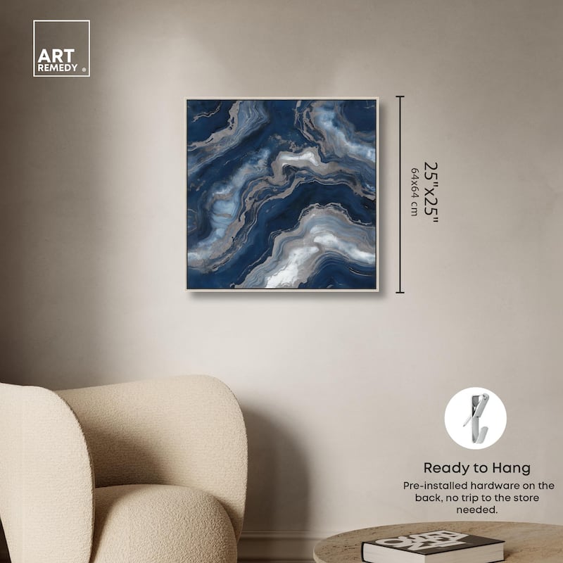 Deep Sea Geode I Canvas by Art Remedy