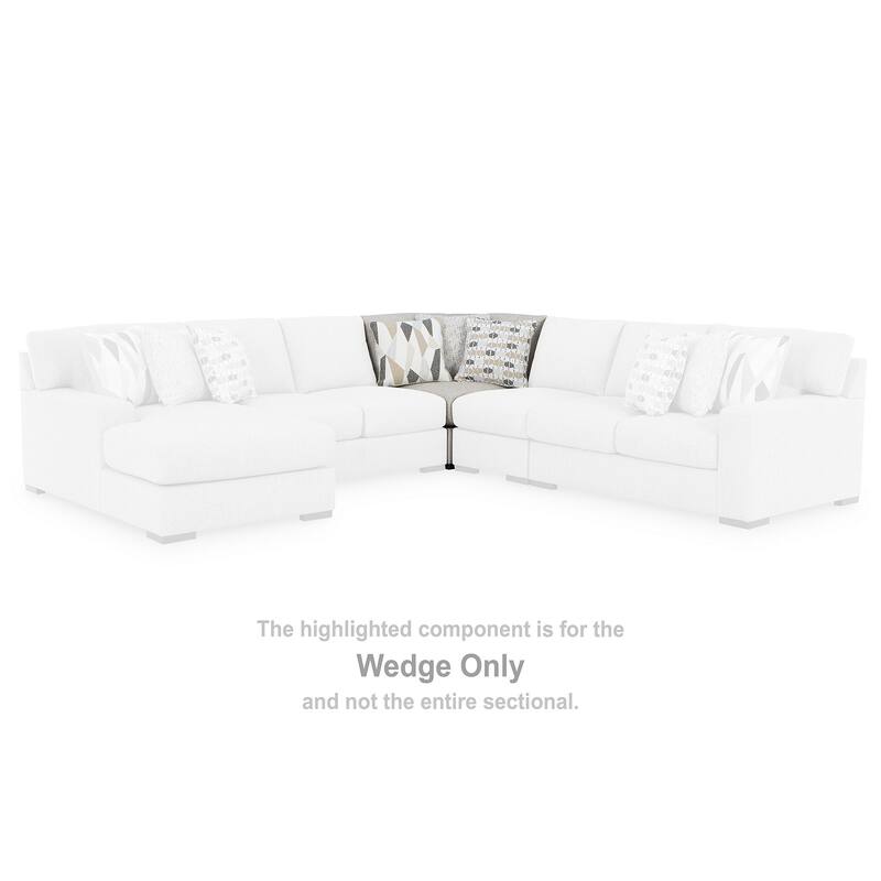 Signature Design by Ashley Laurelgrove White 4-Piece Sectional with Chaise
