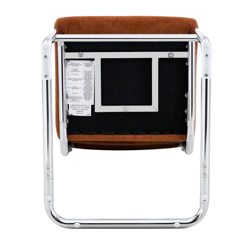 Natural Rattan & Solid Wood Bar Stool Set of 4 - 25" Medieval Modern Style with PU Seat & Chrome Legs