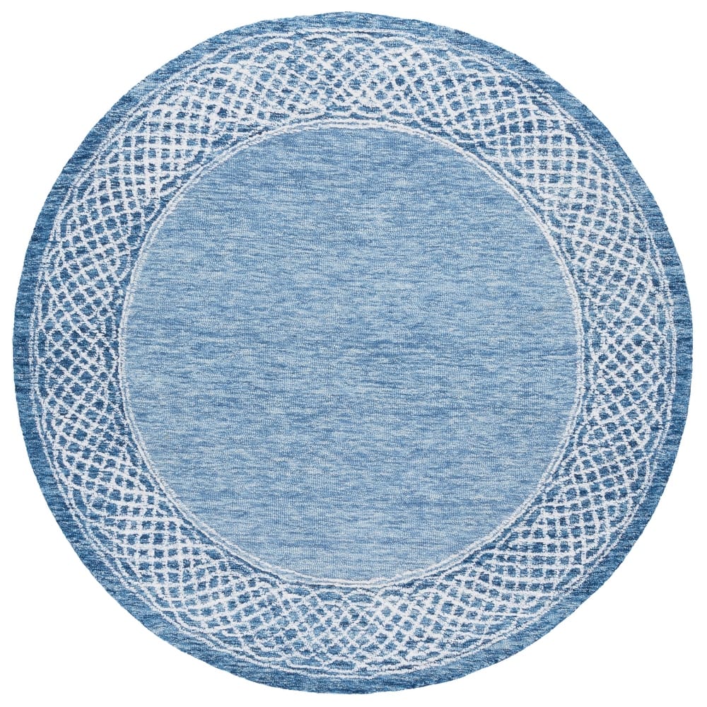 SAFAVIEH Handmade Ebony Pegah Border Wool Rug